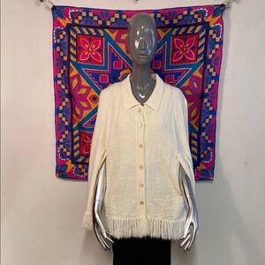 Vintage Knit Cape / Poncho, O/S